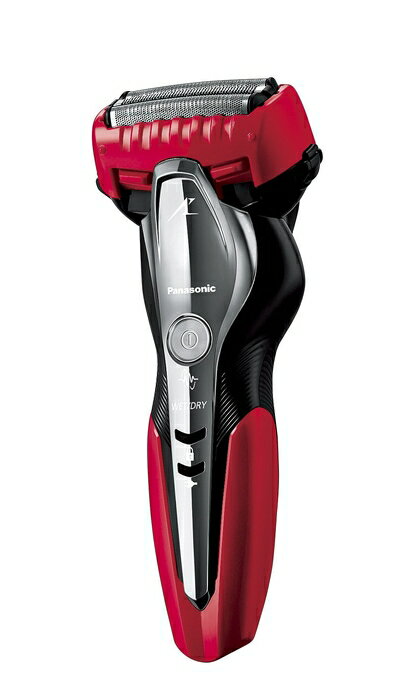 【中古】 パナソニック ラムダッシュ メンズシェーバー 3枚刃 お風呂剃り可 赤 ES-ST2N-R