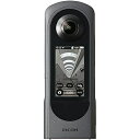 【中古】 RICOH THETA X メタリックグレー 360度カメラ 【THETAシリーズのアドバンスドモデル】2.25型 大型液晶タッチパネル 最大約60M...