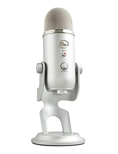 【中古】 Logicool G Blue Yeti ゲーミングマイク BM400S USB コンデンサーマイク ゲーミング 実況 ストリーミング 配信 マイク シルバー PC Mac PS5 PS4 国内正規品