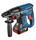 【中古】 Bosch Professional(ボッシュ) SDSプラス 18V コードレスハンマードリル (5.0Ahバッテリー2個・充電器・キャリングケース...