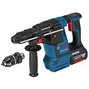 【中古】 Bosch Professional(ボッシュ) SDSプラス 18V コードレスハンマードリル (6.0Ahバッテリー2個・充電器・キャリングケース...