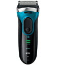 【中古】 ブラウン シリーズ3 Proskin メンズ電気シェーバー 3枚刃 水洗い/お風呂剃り可 ブルー 3080s-B-JA