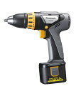 【中古】 パナソニック 充電ドリルドライバー 12V 2.7Ah電池パック×2個/充電器/プラスチックケース付 EZ6470NKN-B ブラック