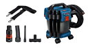 【中古】 Bosch Professional(ボッシュ) 18V集じん機 乾湿両? (本体のみ、バッテリー・充電器別売り・HEPAフィルター採用・キャスター付...