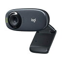 【中古】 ロジクール Webカメラ C310n HD 720P ストリーミング 小型 ノイズリダクション 自動光補正 ブラック ウェブカメラ ウェブカム PC Mac ノートパソコン Zoom Skype 国内正規品 間無償