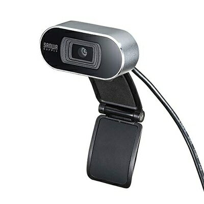 網路攝影機 - 【中古】 サンワサプライ WEBカメラ オートフォーカス機能搭載 フルHD マイク内蔵 Skype Zoom Teams対応 CMS-V45S