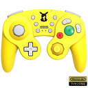 【中古】 【任天堂ライセンス商品】ホリ ワイヤレスクラシックコントローラー for Nintendo Switch ピカチュウ【Nintendo Switch対...