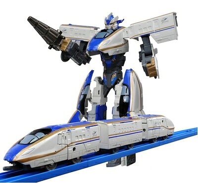 【商品名】プラレール 新幹線変形ロボ シンカリオン E7かがやき（中古品）中古品の特性上、外箱,取り扱い説明書等は基本的には付属いたしません（付属しているものもございます）。商品として問題があるものではございません、使用可能品となります。また、商品名に【付属、特典、○○付き、ダウンロードコード】等の記載があっても中古品の場合は基本的にこれらは付属致しません。当店の中古品につきましては商品チェックの上、動作に問題がないものを取り扱っております。ご安心いただきました上でご購入ください。【ご注文〜発送完了までの流れ】ご注文は24時間365日受け付けております。ご注文後いただきました後に当店から注文確認メールが送信されます。発送までの期間といたしましては、ご決済完了後より2〜5営業日となります。発送完了後に発送通知番号記載のメールが送付されます。【ご注意事項】当店はお客様都合によるご注文・ご決済後のキャンセル・返品はお受けしておりません。ご承知おきのうえご注文をお願いいたします。当店は一部商品を他モール等と併売させていただいております。完売の際はご連絡させていただきます。予めご承知おきのほどお願いいたします。