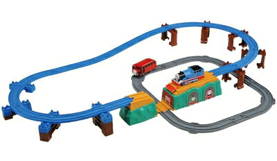 【中古】 プラレール きかんしゃトーマス バーティときょうそう! のびーるにじの橋セット