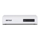 【中古】 BUFFALO 10/100Mbps対応 金属筺体 電源内蔵 5ポート ホワイト スイッチングハブ LSW4-TX-5NS/WH