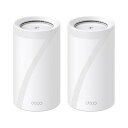 【中古】 TP-Link WiFi 7 ルーター メッシュ WiFi システム 8-ストリーム トライバンド 11520 Mbps (6GHz) + 2880 ...