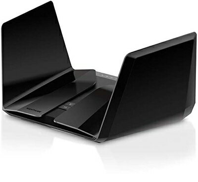 【中古】 【メーカ生産終了品】 ネットギア NETGEAR WiFi ルーター 無線LAN 11ax (WiFi6) AX6000 【ipv6対応(DS-Lite/v6プラス)】 無線速度4.8G +1.2G 5ギガ有線ポート搭載 セキュリティWPA3対応 Nighthawk AX12 12ストリーム RAX120 dual band