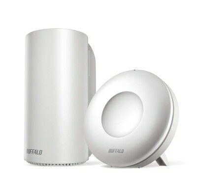 【中古】 BUFFALO WiFi 無線LAN AirStation connect 親機+中継機セットモデル WRM-D2133HP/E1S 11ac ac2200 1733+400Mbps デュアルバンド 独自メッシュ機能搭載 3LDK 15台 【iPhone8/iPhoneX/iPhoneXS/Amazon Echo メーカー動作確認済み】