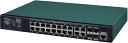 【中古】 パナソニックLSネットワークス PN261692 20ポート PoE給電スイッチングハブ GA-ML16TCPoE +(2)