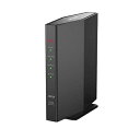 【中古】 バッファロー WSR-1500AX2S/DBK [WiFiルーター 11ax/ac/n/a/g/b 1201+300Mbps Wi-Fi6/Ipv6対...