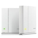 【中古】 エレコム メッシュ WiFiルーター 無線LAN 867 + 400 Mbps デュアルバンド 親機+中継器セット e-Mesh 日本メーカー 【iPhone11 / iPhoneSE2 メーカー動作確認済み】 WMC-DLGST2-W(2)