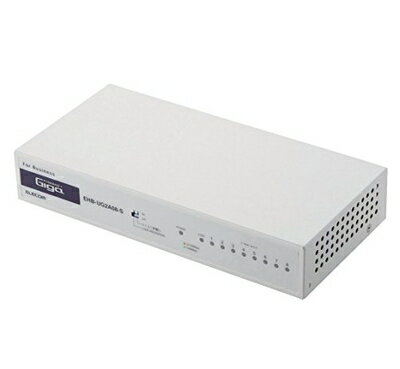 【中古】 エレコム スイッチングハブ ギガビット 8ポート 耐熱50度 ループ防止機能 EHB-UG2A08-S