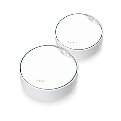 【中古】 TP-Link Wi-Fi 6 ルーター wifi中継 ビジネス 無線LANルーター 商用アクセスポイント スマートホーム 【2.5Gbps WAN/LAN PoEポート搭載】 AX3000 Deco X50-PoE 2ユニット