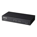【中古】 バッファロー BUFFALO Giga対応 金属筐体 電源内蔵 8ポート LSW6-GT-8NS/NBK ブラック スイッチングハブ 簡易パッケージ ...