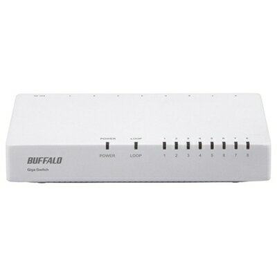 【商品名】BUFFALO Giga対応 プラスチック筺体 AC電源 8ポート ホワイト スイッチングハブ LSW5-GT-8EP/WH（中古品）中古品の特性上、外箱,取り扱い説明書等は基本的には付属いたしません。電話機・FAX機などで子機が複数台ある商品につきましては、子機が付属しない場合もございます。当店の中古品につきましては商品チェックの上、動作に問題がないものを取り扱っております。ご安心いただきました上でご購入ください。【ご注文〜発送完了までの流れ】ご注文は24時間365日受け付けております。ご注文後いただきました後に当店から注文確認メールが送信されます。発送までの期間といたしましては、ご決済完了後より2〜5営業日となります。発送完了後に発送通知番号記載のメールが送付されます。【ご注意事項】当店はお客様都合によるご注文・ご決済後のキャンセル・返品はお受けしておりません。ご承知おきのうえご注文をお願いいたします。当店は一部商品を他モール等と併売させていただいております。完売の際はご連絡させていただきます。予めご承知おきのほどお願いいたします。