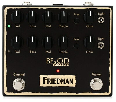 【商品名】Friedman/BE-OD Deluxe オーバードライブ フリードマン（中古品）中古品の特性上、外箱,取り扱い説明書等は基本的には付属いたしません。商品として問題があるものではございません、使用可能品となります。また、商品名に【付属、○○付き、特典】等の記載があっても中古品の場合は基本的にこれらは付属致しません。当店の中古品につきましては商品チェックの上、動作に問題がないものを取り扱っております。ご安心いただきました上でご購入ください。【ご注文〜発送完了までの流れ】ご注文は24時間365日受け付けております。ご注文後いただきました後に当店から注文確認メールが送信されます。発送までの期間といたしましては、ご決済完了後より2〜5営業日となります。発送完了後に発送通知番号記載のメールが送付されます。【ご注意事項】当店はお客様都合によるご注文・ご決済後のキャンセル・返品はお受けしておりません。ご承知おきのうえご注文をお願いいたします。当店は一部商品を他モール等と併売させていただいております。完売の際はご連絡させていただきます。予めご承知おきのほどお願いいたします。