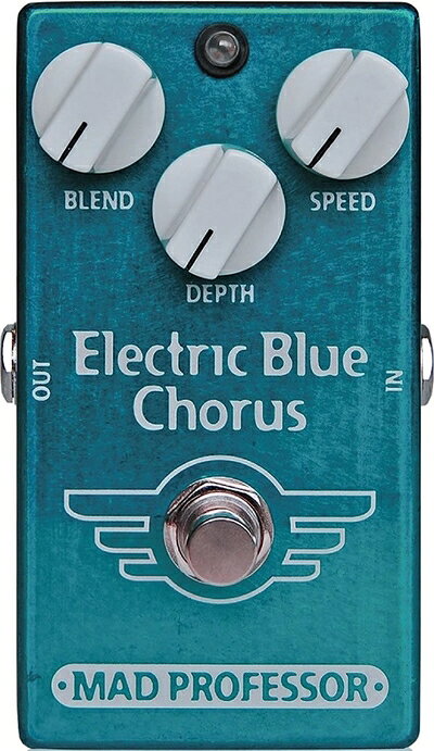 【商品名】Mad Professor マッドプロフェッサー エフェクター コーラス (New) Electric Blue Chorus 【国内正規品】（中古品）中古品の特性上、外箱,取り扱い説明書等は基本的には付属いたしません。商品として問題があるものではございません、使用可能品となります。また、商品名に【付属、○○付き、特典】等の記載があっても中古品の場合は基本的にこれらは付属致しません。当店の中古品につきましては商品チェックの上、動作に問題がないものを取り扱っております。ご安心いただきました上でご購入ください。【ご注文〜発送完了までの流れ】ご注文は24時間365日受け付けております。ご注文後いただきました後に当店から注文確認メールが送信されます。発送までの期間といたしましては、ご決済完了後より2〜5営業日となります。発送完了後に発送通知番号記載のメールが送付されます。【ご注意事項】当店はお客様都合によるご注文・ご決済後のキャンセル・返品はお受けしておりません。ご承知おきのうえご注文をお願いいたします。当店は一部商品を他モール等と併売させていただいております。完売の際はご連絡させていただきます。予めご承知おきのほどお願いいたします。