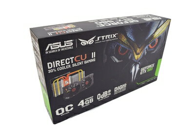 【中古】 ASUSTek STRIXシリーズ NVIDIA GeForce GTX980搭載ビデオカード オーバークロック メモリ4GB STRIX-GTX980-DC2OC-4GD5