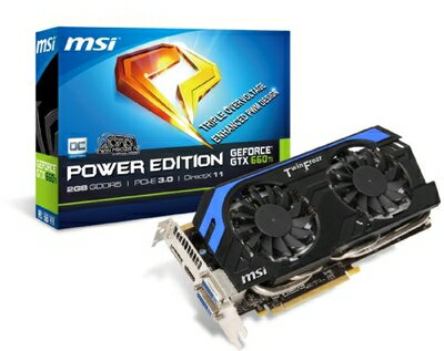 【中古】 MSI ミドルレンジグラフィックスカード N660GTX-Ti Twin Frozr IV PE OC