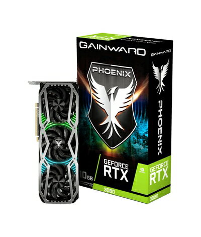 【中古】 NED3080019IA-132AX-G [GeForce RTX 3080 Phoenix 10G GDDR6X 320bit 3-DP HDMI]