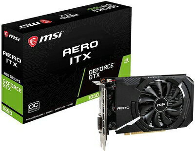 ����š� MSI GeForce GTX 1650 AERO ITX 4G OC ����ե��å����ܡ��� VD6936
