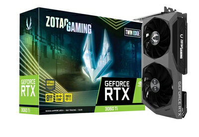 【中古】 ZOTAC GAMING GeForce RTX 3060 Ti GDDR6X グラフィックスカード Twin Edge ZT-A30620E-10P VD8336