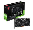 【中古】 MSI GeForce RTX 3050 VENTUS 2X 8G OCV1 グラフィックスボード VD8463