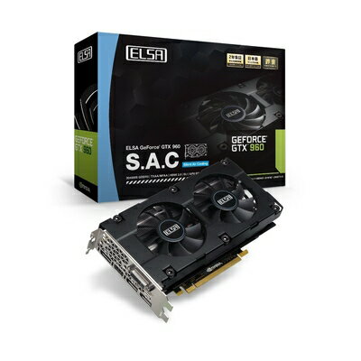 【中古】 ELSA NVIDIA GeForce GTX960搭載 2GB S.A.C GD960-2GERX