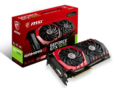 【中古】 MSI GeForce GTX 1070 GAMING X 8G 『Twin Frozr VI/OCモデル』 グラフィックスボード VD6072