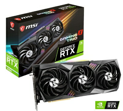 【中古】 MSI GeForce RTX 3080 GAMING X TRIO 10G グラフィックスボード VD7348