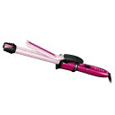 【中古】 テスコム ione マイナスイオンスチームヘアーアイロン 19mm ピンク IPM1619-P
