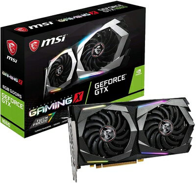 【中古】 MSI GeForce GTX 1660 GAMING X 6G グラフィックスボード VD6908