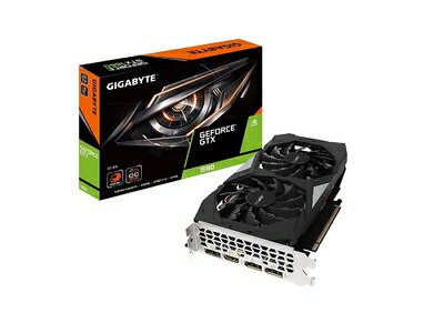 【中古】 Gigabyte Gv-N1660OC-6GD GeForce GTX 1660 OC 6G グラフィックスカード 2X ウィンドフォースファン 6GB 192-Bit GDDR5 ビデオカード