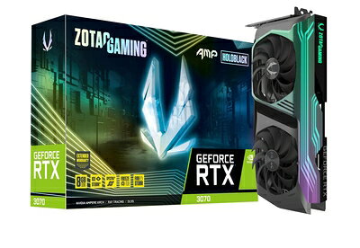 【商品名】ZOTAC GeForce RTX 3070 AMP Holo グラフィックスボード ZT-A30700F-10P VD7511（中古品）中古品の特性上、外箱,取り扱い説明書等は基本的には付属いたしません。電話機・FAX機などで子機が複数台ある商品につきましては、子機が付属しない場合もございます。当店の中古品につきましては商品チェックの上、動作に問題がないものを取り扱っております。ご安心いただきました上でご購入ください。【ご注文〜発送完了までの流れ】ご注文は24時間365日受け付けております。ご注文後いただきました後に当店から注文確認メールが送信されます。発送までの期間といたしましては、ご決済完了後より2〜5営業日となります。発送完了後に発送通知番号記載のメールが送付されます。【ご注意事項】当店はお客様都合によるご注文・ご決済後のキャンセル・返品はお受けしておりません。ご承知おきのうえご注文をお願いいたします。当店は一部商品を他モール等と併売させていただいております。完売の際はご連絡させていただきます。予めご承知おきのほどお願いいたします。