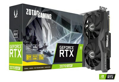 【中古】 ZOTAC ゾタック GAMING GeForce RTX 2070 SUPER MINI グラフィックスボード VD7074 ZT-T20710E-10M