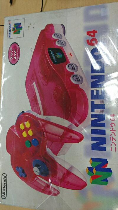 【中古】 NINTENDO64本体 クリアレッド