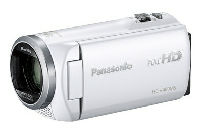 【中古】 パナソニック HDビデオカメラ V480MS 32GB 高倍率90倍ズーム ホワイト HC-V480MS-W 【中古】 パナソニック HDビデオカメラ V480MS 32GB 高倍率90倍ズーム ホワイト HC-V480MS-W