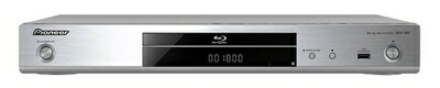  DVD Player - 【中古】 Pioneer ブルーレイプレーヤー 4Kアップスケーリング/ブルーレイディスク対応/DVDディスク対応/3D対応/音声付き早見・遅見再生機能搭載 シルバー BDP-180-S
