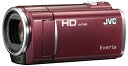 【中古】 JVCケンウッド JVC 8GBフルハイビジョンメモリームービー ルージュレッド GZ-HM450-R(2)