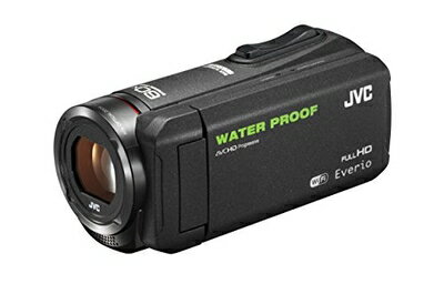 【中古】 JVCケンウッド JVC KENWOOD JVC ビデオカメラ EVERIO 防水 防塵 内蔵メモリー64GB ブラック GZ-RX500-B