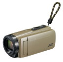 【中古】 JVCKENWOOD JVC ビデオカメラ Everio R 防水 防塵 Wi-Fi 64GB サンドベージュ GZ-RX670-C