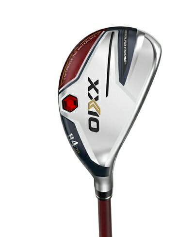 WOSS - 【中古】 DUNLOP(ダンロップ) ユーティリティ XXIO ゼクシオ トゥエルブ ハイブリッド 【カタログ純正シャフト装着モデル】 MP1200 シャフト カーボン メンズ 右 レッド ロフト角:26度 番手:H6 フレックス:R 45.75インチ