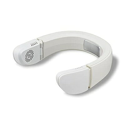 【中古】 ドウシシャ 携帯扇風機 ネックファン ハイブリッド式 Tempo(テンポ) 2電源対応(充電式 USB) ホワイト