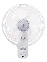 【中古】 山善 扇風機 30cm 壁掛扇 マイコンスイッチ 風量4段階調節 タイマー機能 リモコン付き ホワイト YWX-K306(W)