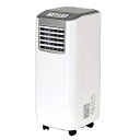 【中古】 広電 移動式クーラー ノンドレン方式 冷房 送風 除湿 リモコン タイマー 窓パネル付 排熱ダクト付 ドレンホース付 KEP252R